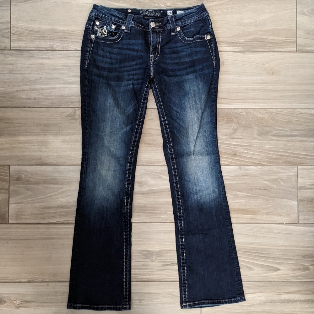 Miss Me Midrise Easy Boot Jeans